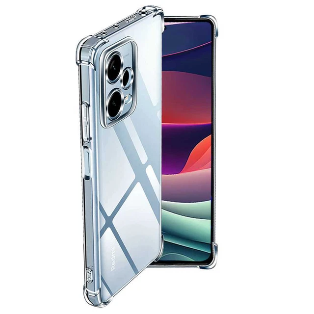 TPU Schutz Hulle Verstarkten Ecken Stossfeste Klar fur Redmi Note 12 Pro Plus