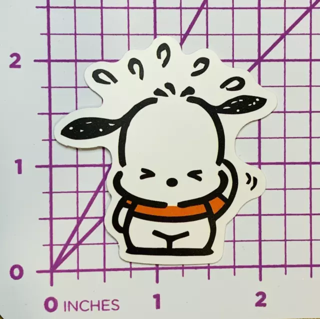 Pochacco - I CAN'T BELIEVE THIS ! - Sticker Vinyl Decal Sanrio Free Ship &Track