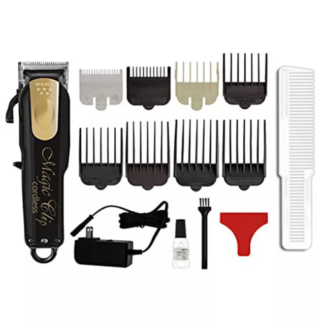 Wahl Professional 5-Star Cordless Magic Clip Hair Clipper With Taper Lever