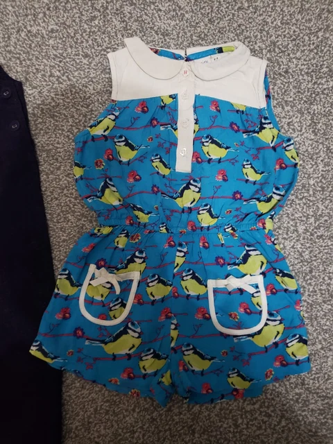 Girls Clothes Bundle Age 2-3 Jacket, Dungarees, Romper Suit, Jojo Maman Bebe VGC 2