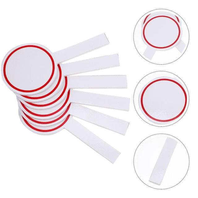 4 piezas Cuadro de visualización Establecer un signo Limpiar el tablero