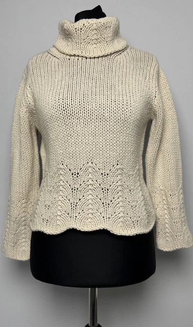 Wieviel Wolle Für Pullover Gr. 40 LUISA CERANO GROBSTRICK Wolle Pullover Gr 40 Rollkragen 7178 EUR 39,99