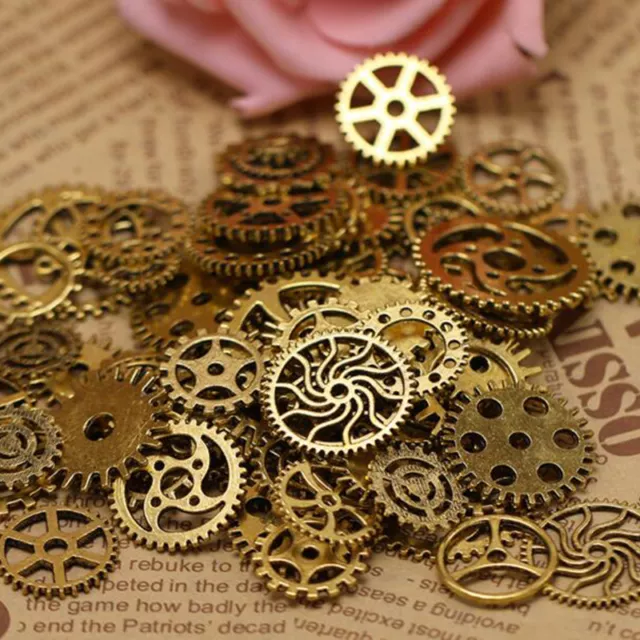 25/50/100g Useful steampunk Pocket Wrist Watch Parts Gears Cogs Wheels Parts