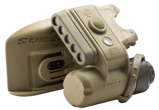 SureFire HL1-D Military Helmet Mount Light, Tan, Yellow-Green/IR/: HL1-D-TN