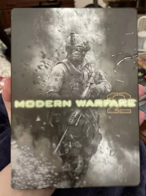 Call of Duty Modern Warfare 2 (Xbox 360, Xbox One, Series X BC) Steelbook w/man.