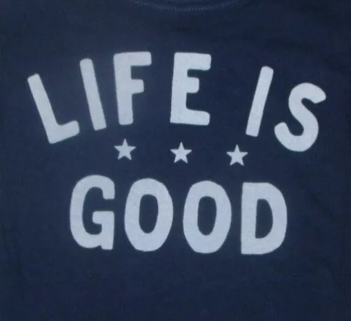 LIFE IS GOOD NWT LIG Navy Blue LS Tee TShirt Top Shirt NEW Boys Size 2 2T