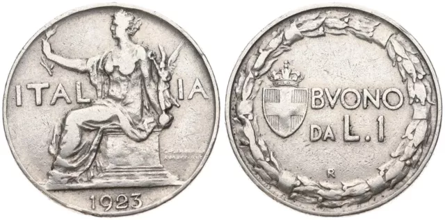 Italien - Italy 1 Lira 1922-1928 - verschiedene Jahrgänge