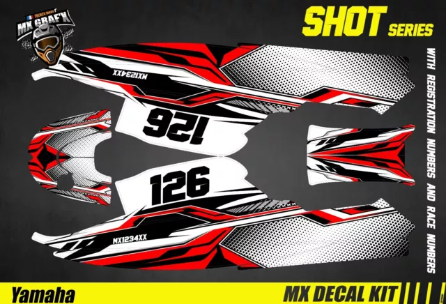 Kit Déco pour / Decal Kit for Jet SkiYamaha Super Jet - Shot Red