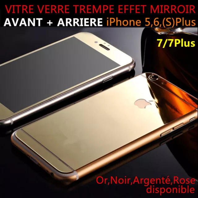 Film protection intégral vitre protecteur VERRE TREMPE pour iPhone 4/5/6/6S/7/+