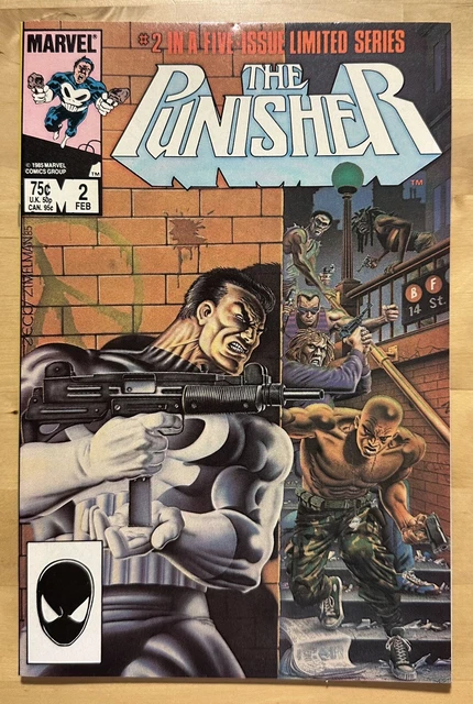 The Punisher Limited Series #2 - 1986 Marvel Copper Age Comic Book - High Grade