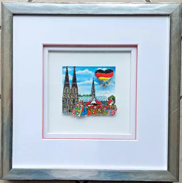 Charles Fazzino  "Köln Motiv"  3D , handsigniert