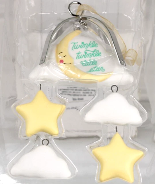Hallmark Porcelain Baby Mobile Little Star Signature Christmas Ornament 2022 New