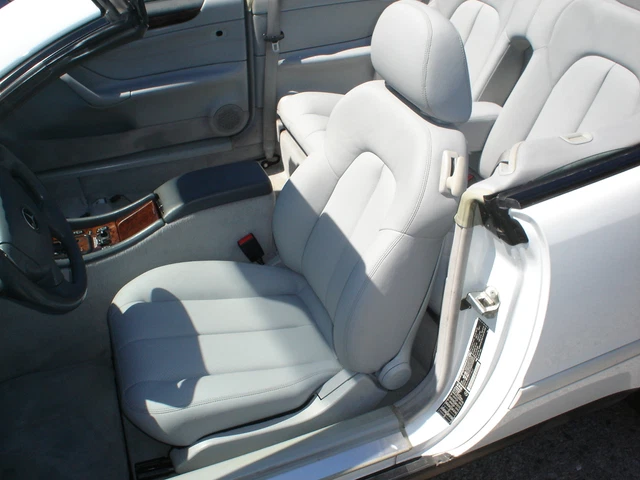 Dossier De Siège Avant Droit Cuir Noir Pour Mercedes CLK W208 - Référence A2089101847, Occasion