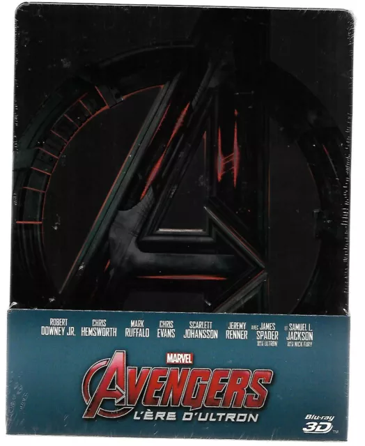 AVENGERS - L'Ere D'Ultron - Marvel/Blu-Ray 2D+3D Steelbook Neuf sous blister -VF