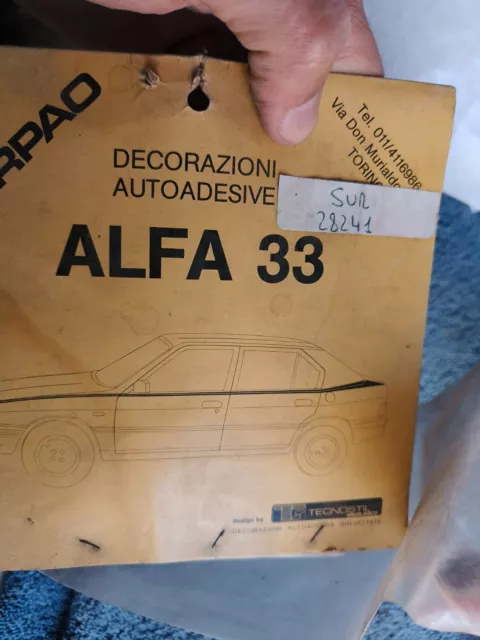 Kit Fascia Decorazione Adesiva Laterale Alfa 33 2