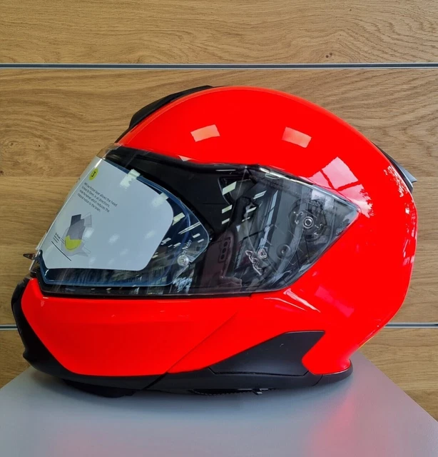 GENUINE BMW MOTORRAD System 7 Carbon Evo Motorcycle Helmet Neon Orange