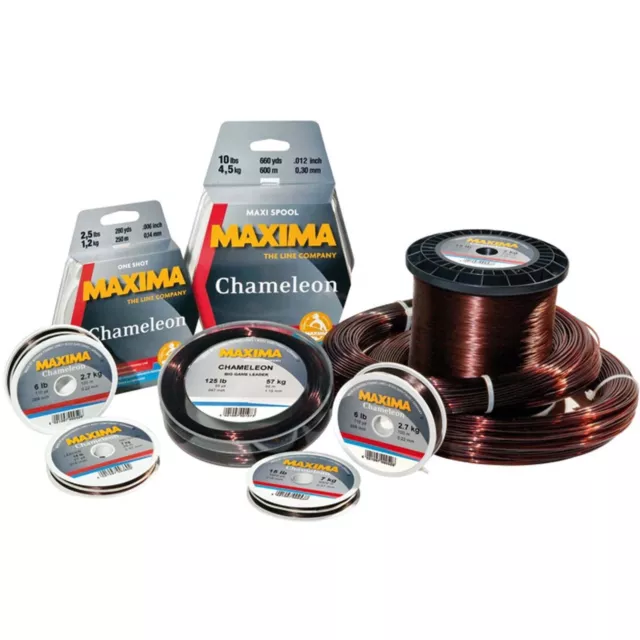 Fishing Line Maxima Chameleon 600m Metre / 660 Yards Maxi Spools