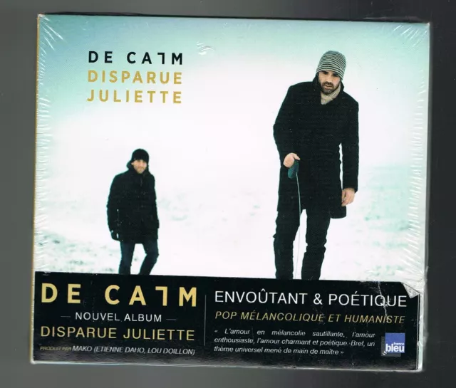 ♫ - De Calm - Disparue Juliette - Cd 11 Titres - 2017 - Neuf New Neu - ♫