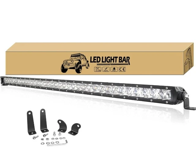 Willpower 180 W Barra luminosa LED 37 pollici super sottile spot led da lavoro luci guida nebbia