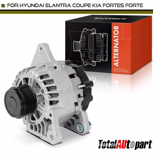 New Alternator for Hyundai Elantra 11-17 Kia Forte 14-16 90A 12V CW 1.8L 2.0L