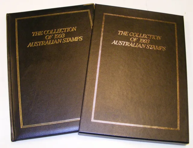 Australia Post 1993 Leather Year Album collection PO Cost $84.95 Retail $150 MUH