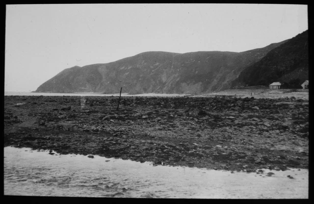ANTIQUE Magic Lantern Slide COUNTISBURY FORELAND C1900 PHOTO DEVON