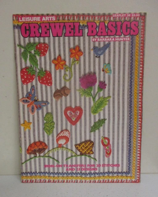 Leisure Arts 38: Crewel Basics de Barbara Hunter (1974)