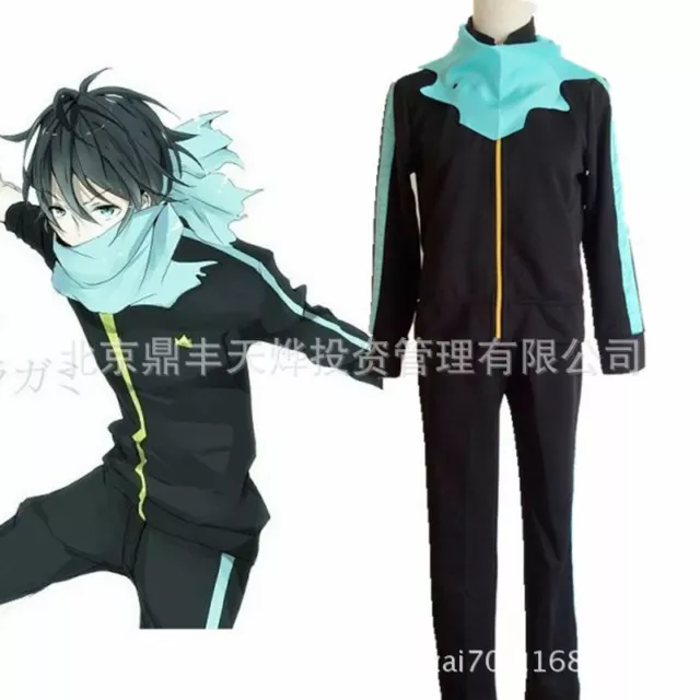 Japan Anime Noragami Yato Cosplay Costume Sports Uniform Suit Full Sets Unisex