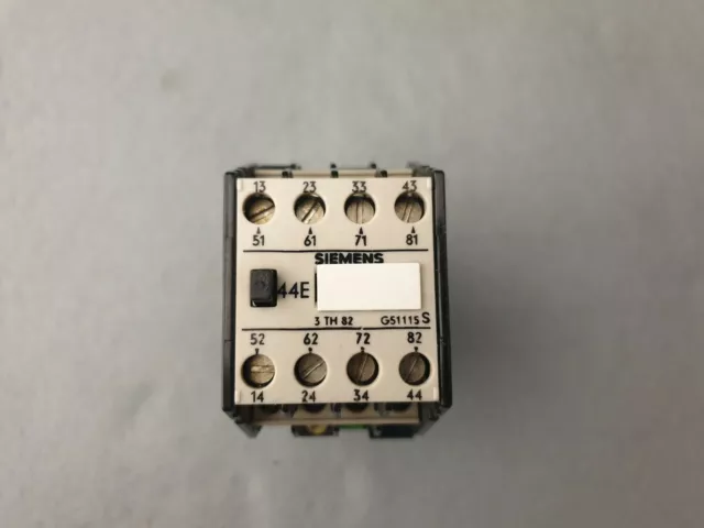 Siemens 3 TH 82 44-0B  Contactor 24 VDC Coil 16 Amp