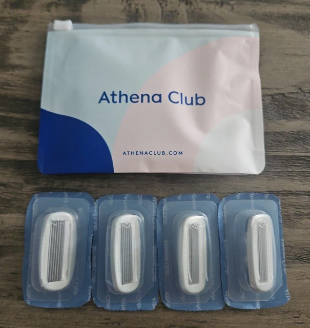 Paquete de 4 recargas de hoja de afeitar Athena Club - totalmente nuevas selladas