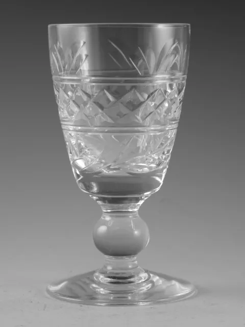 STUART Crystal - IMPERIAL Cut - Sherry Glass / Glasses - 4" (2nd)