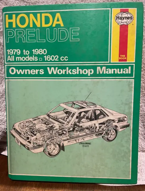 HONDA PRELUDE OWNERS Workshop Repair Manual by HAYNES 1979 - 1980