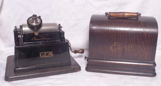 Edison Gem  Model C 2 minute Phonograph  with  Model C reproducer c.1904/5