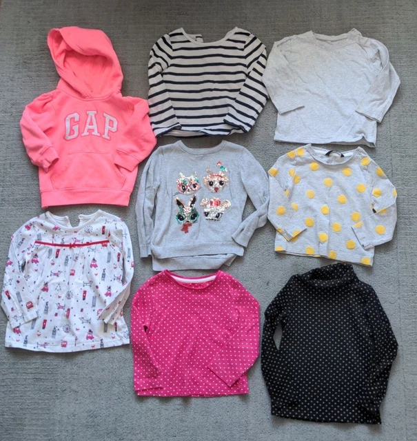 Massive bundle baby girls 18-24 months clothes tops jumper hoodie long sleeve