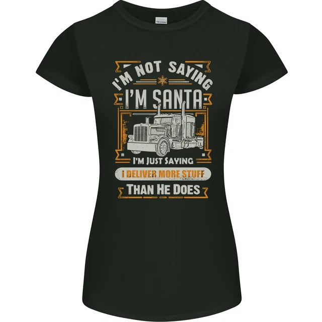 T-shirt donna Petite Cut autista Im Not Santa Delivery