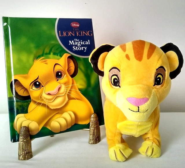 DISNEY LION KING Simba Plush Toy with Roaring Sound and The Magical