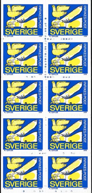 Sweden Stamps # 1277a MNH VF Booklet Scott Value $52.00