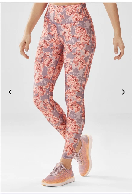 DEMI LOVATO FABLETICS Floral Rosalia High Waisted 7/8 Powerhold Legging  Small £16.99 - PicClick UK