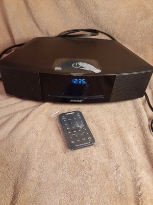 BOSE WAVE MUSIC System IV AM/FM Radio/CD Player Black W/Remote 417788 ...