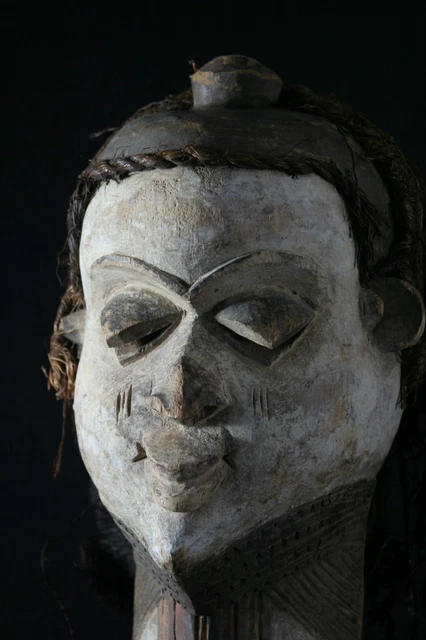 African wooden dance Mask, Pende People, 58cm/23 inch, Zaire, Congo, Africa 4