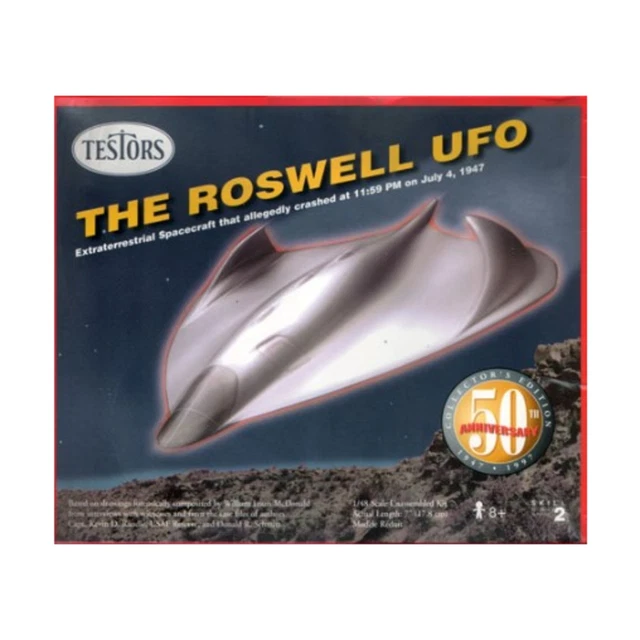 TESTOR CORPORATION KIT De Maquette Roswell UFO (50e Anniversaire) (1/48 ...