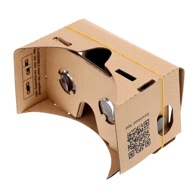 5" Mobile Phone DIY Google Cardboard 3D VR Virtual Reality Glasses Hardboard