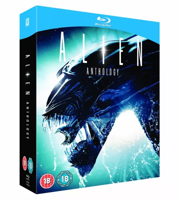 Alien Anthology 1-4 Teil 1 2 3 4 [1979] Collection Blu-Ray Deutsch