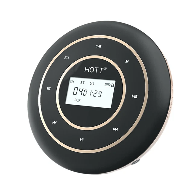 2.1 INCH PORTABLE CD Player with HiFi Bluetooth 5.0 and FM Transmitter