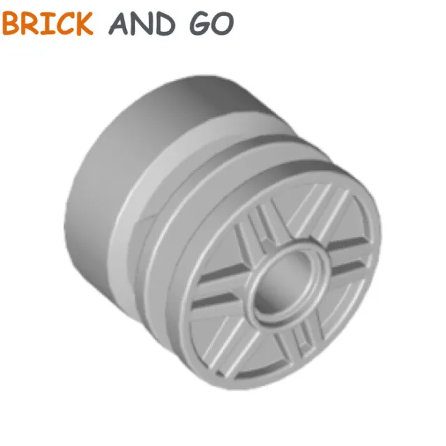 4 x LEGO 55981 Roue Jante (gris, grey) Wheel Rim Wide 18x14 Pin Hole NEUF NEW