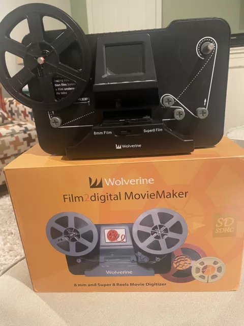 Wolverine F2D MovieMaker Pro 8mm/Super 8 Film To Digital Converter  Digitizer