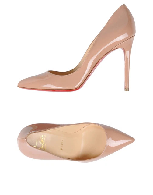 RRP€645 CHRISTIAN LOUBOUTIN Leather Court Shoes US7.5 EU37.5 UK7.5 Made in Italy