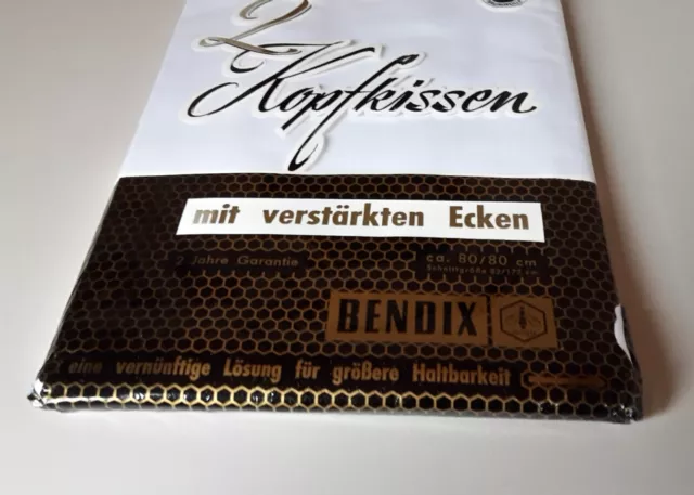 Vintage Omas Aussteuer Bettwäsche 2 Kopfkissenbezüge  von Bendix