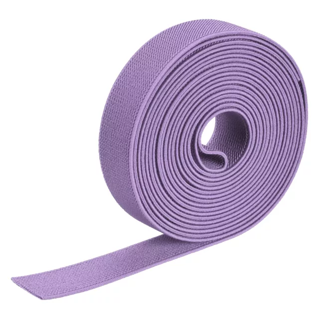 Sergé Élastique 1" 4 Yard Rouleau Ruban Cordon Clair Violet pour Bandeau