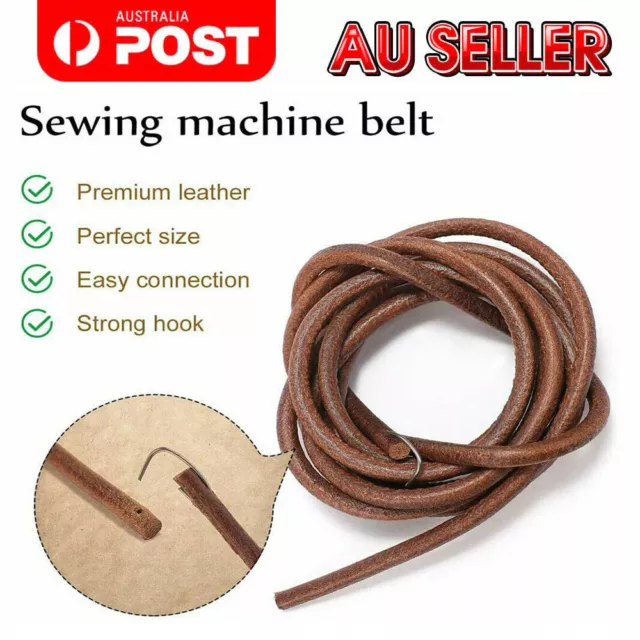 183cm Leather Sewing Belt For Vintage Home Treadle Peddling Type Sewing Machine